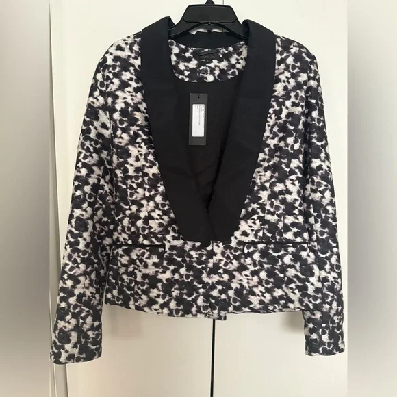 NWT | Rachel Zoe Black & White Tuxedo Suit Set Size 2 - Picture 5 of 16